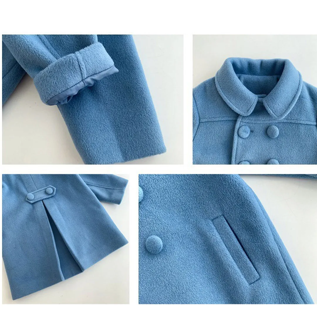 Blue Tweed Coat - Image 4