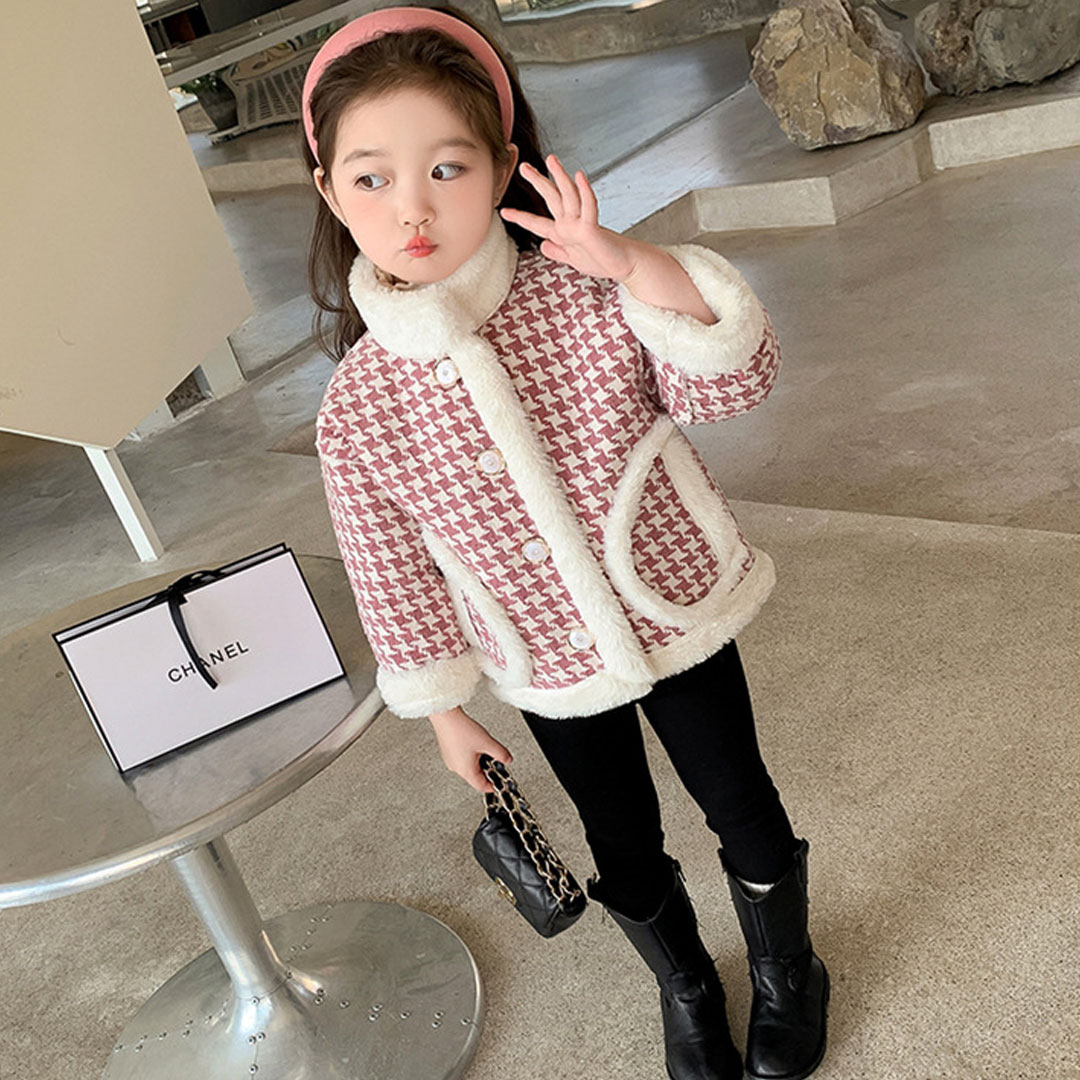 Baby Girl Pink Fur Coat-2