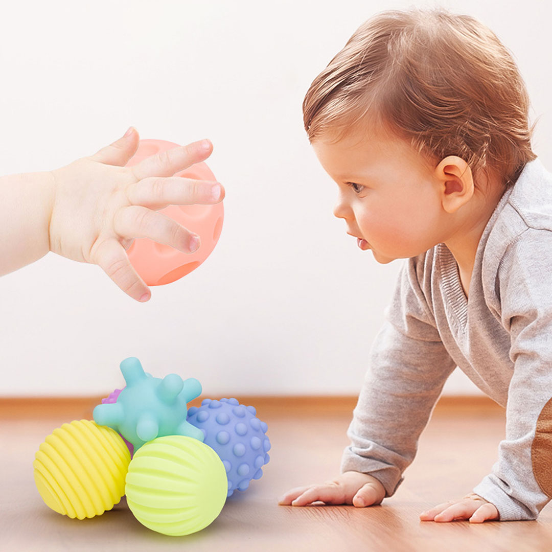 Kids Playing Sensory Ball