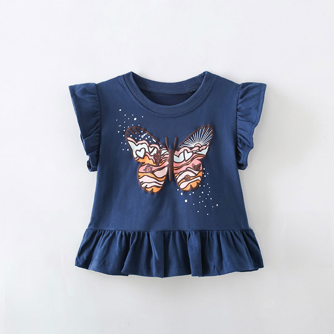 Butterfly Top For Baby Girl