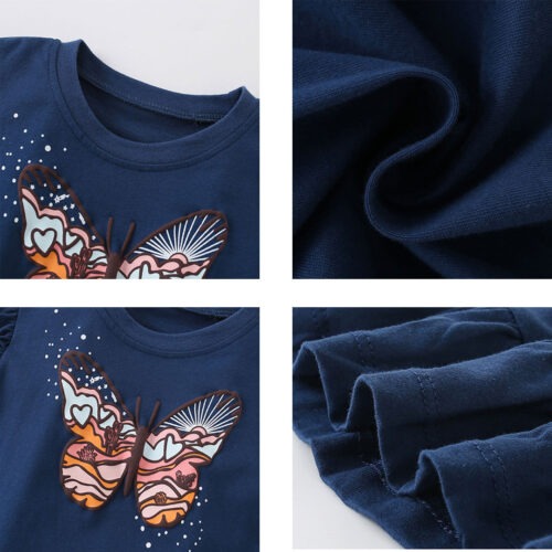 Butterfly Top For Baby Girl Collage display