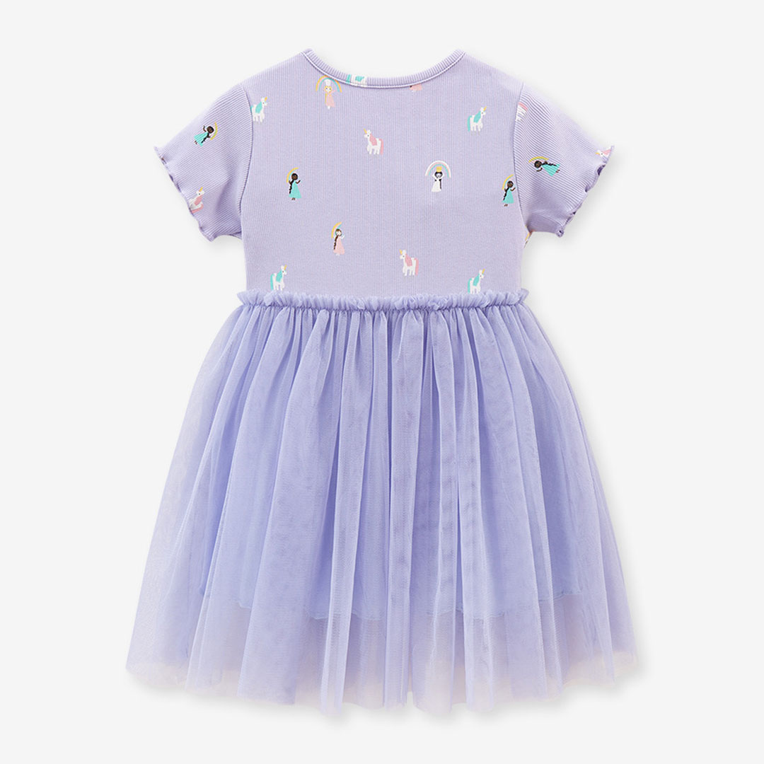 Purple Princess Skirt For Baby Girl